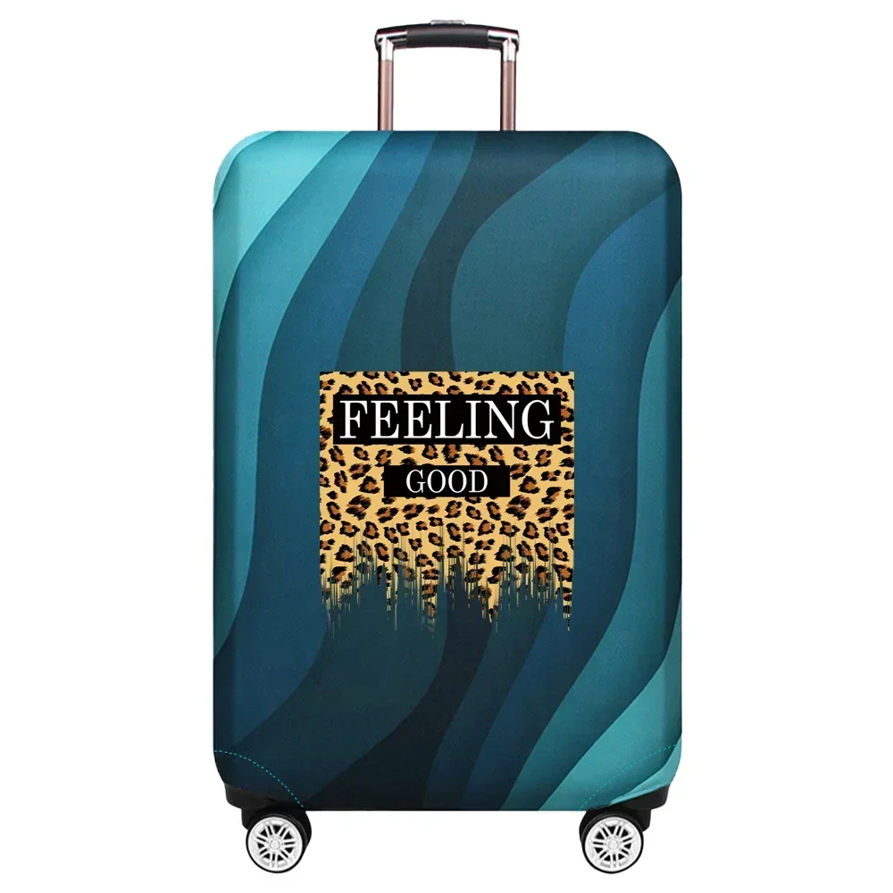 Stretch Fabric Luggage Protective Cover Leopard Series Suit for 18-32 Inch Suitcase Covers Trolley Cover Travel Accessories