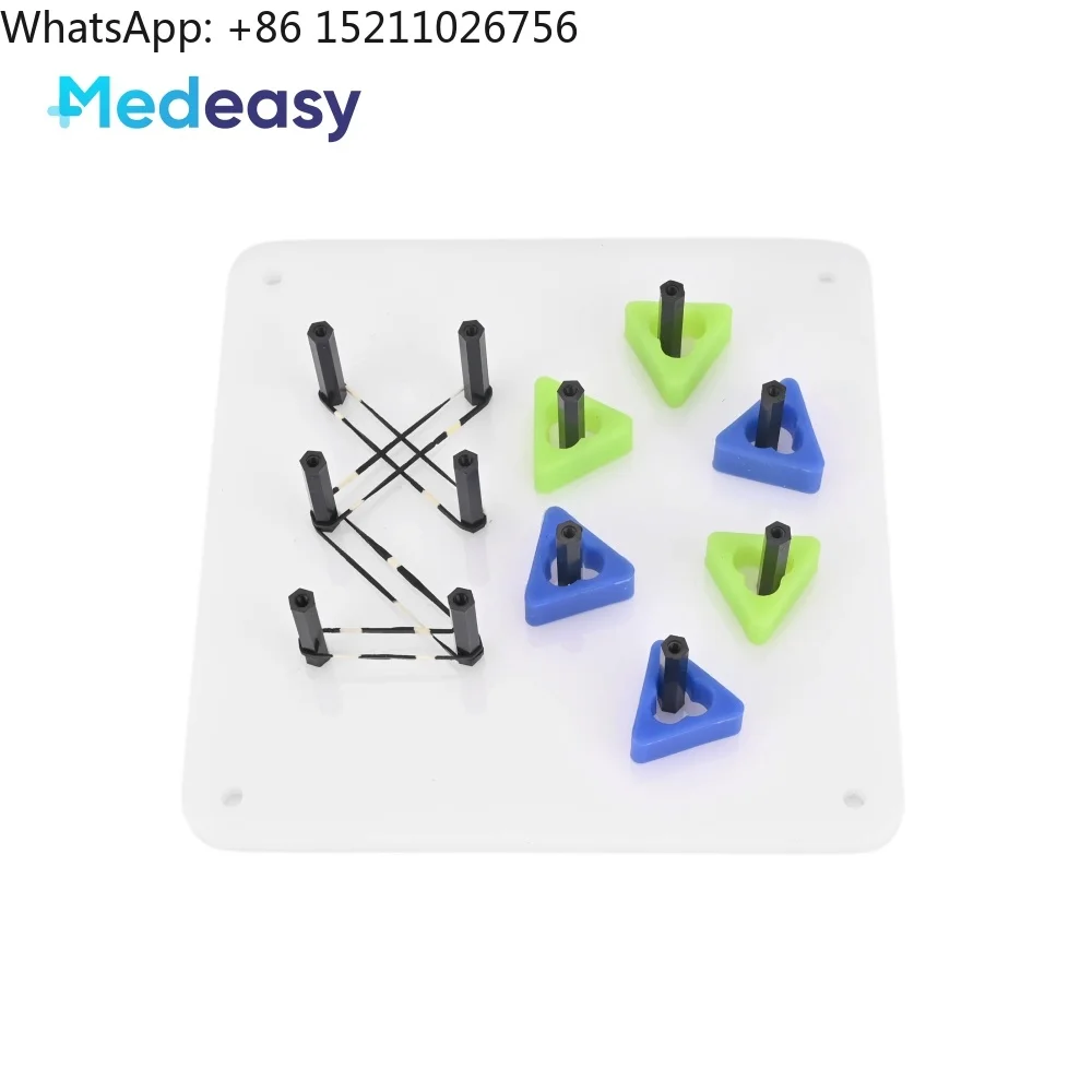 Medeasy Reusable Laparoscopic Training Module 2 in 1 Practice Pad for Laparoscopy Endo Trainer Box