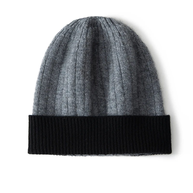 Top Qualität Winter Kaschmir Hüte Frauen Casual Outdoor Warm Halten Kopfbedeckungen Weiche Kaschmir Gestrickte Hut Unisex Skullies Mützen Kappe – Detail 17