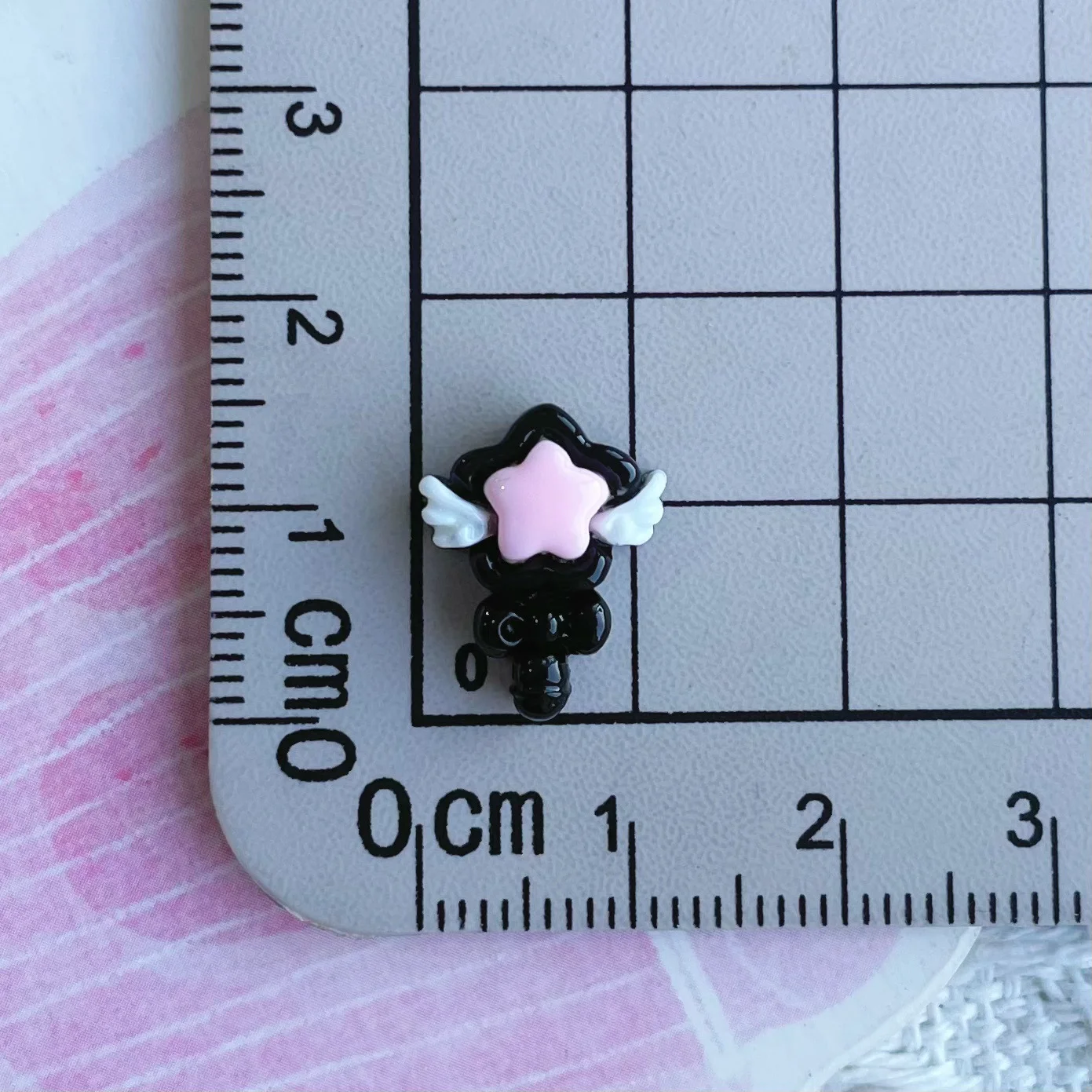 20-50Pcs Mini Black Pink Resin Accessories Fashion Hairpin Earrings Ornaments Patch Girl DIY Jewelry Handmade Charm Materials
