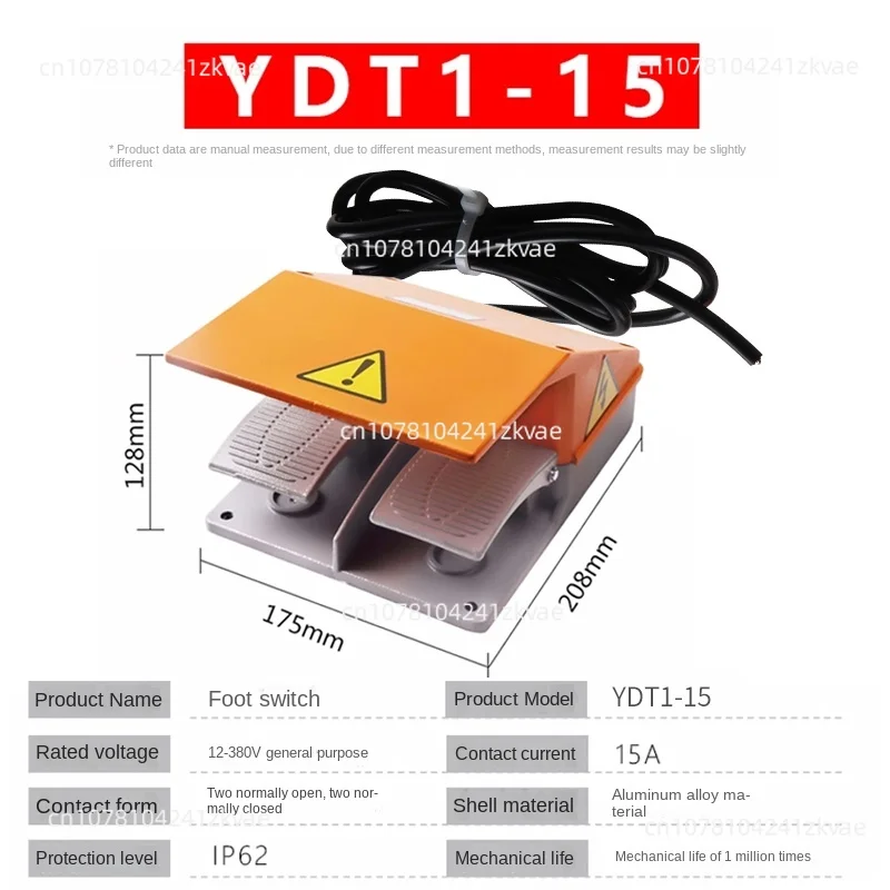 

Double Pedal YDT1-18 5 6 with Line Type Footswitch 220V Two-Way Bending Plate Shears Positive and Negative up and down