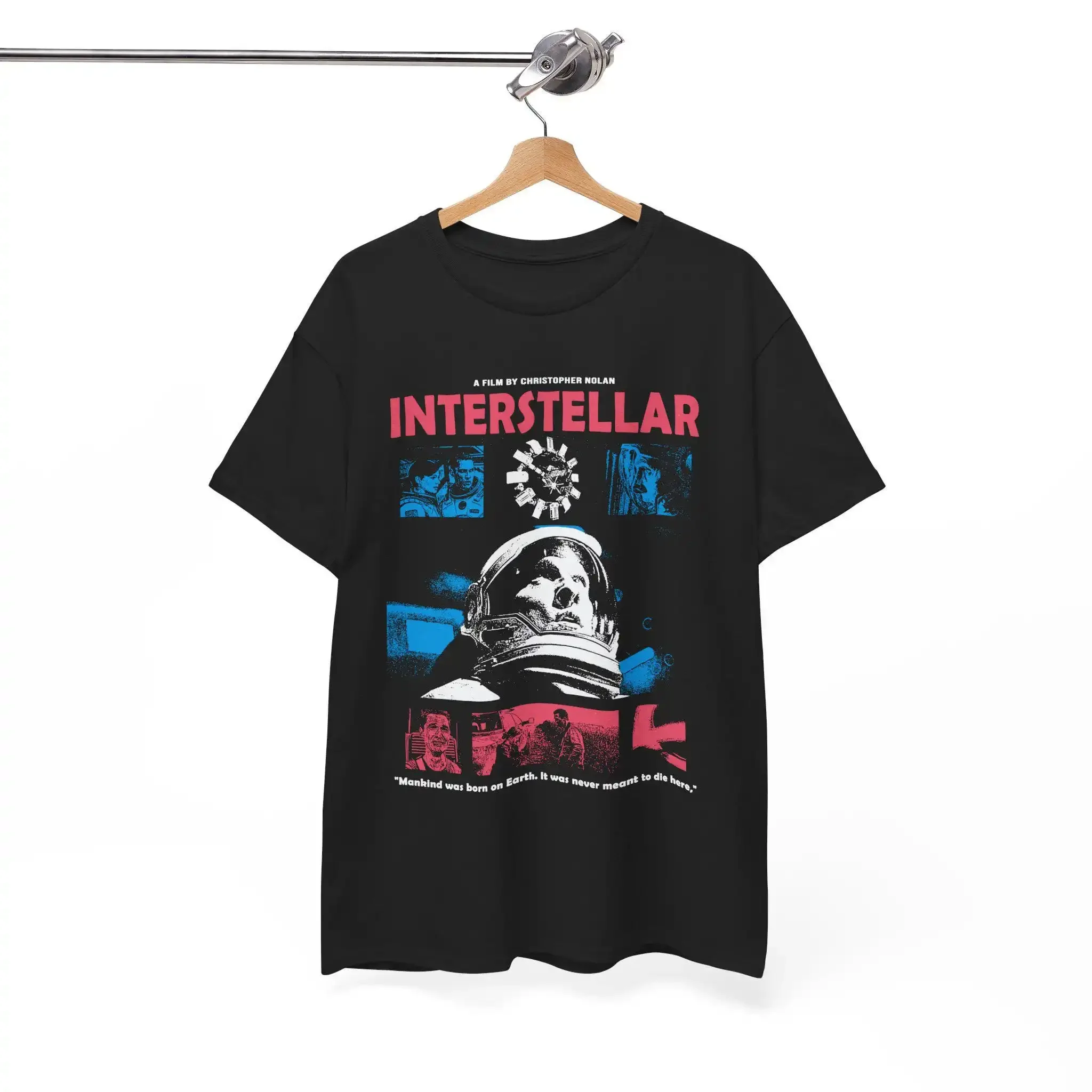Interstellar Movie Graphic Tee | Christopher Nolan Sci-Fi Space T-Shirt