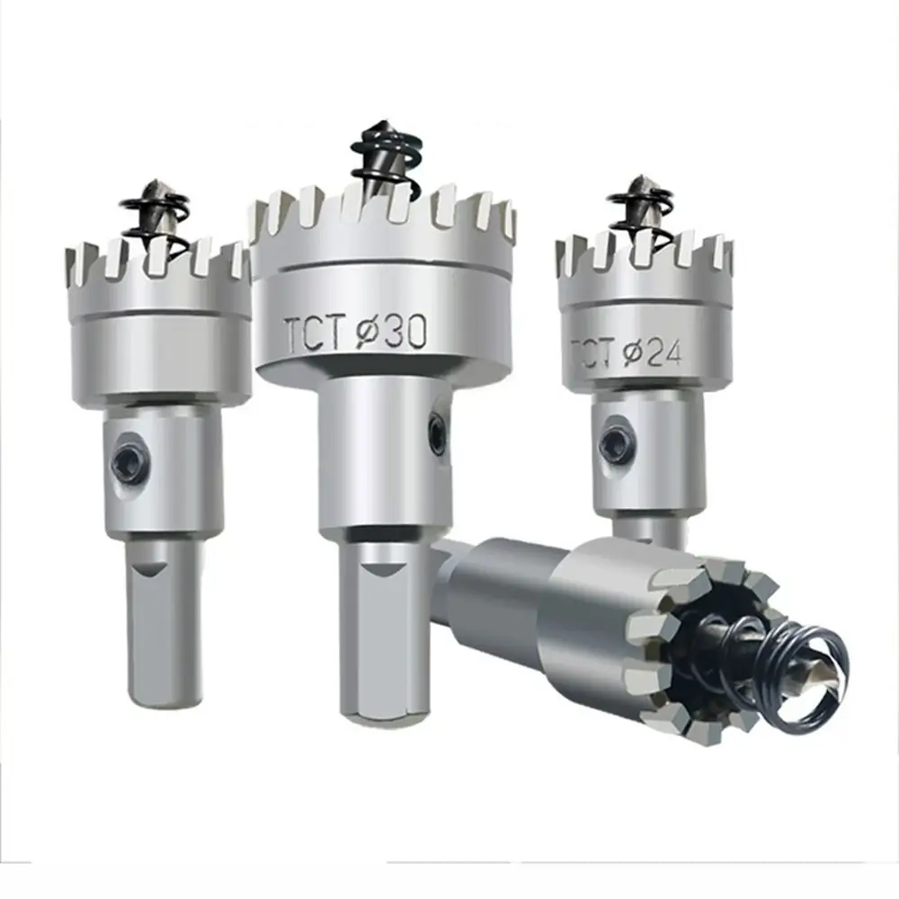 16~35mm TCT Hole Saw Drill Bit Carbide Tip Cutter Hole Opener For Stainless Steel Aluminum Alloy
