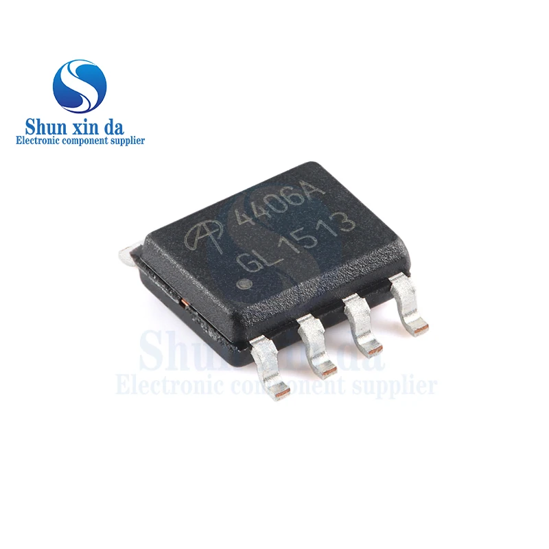 10PCS AO4406 AO4406A AO4406AL 4406A SOIC-8 SMD 13A 30V N-Channel MOSFET IC