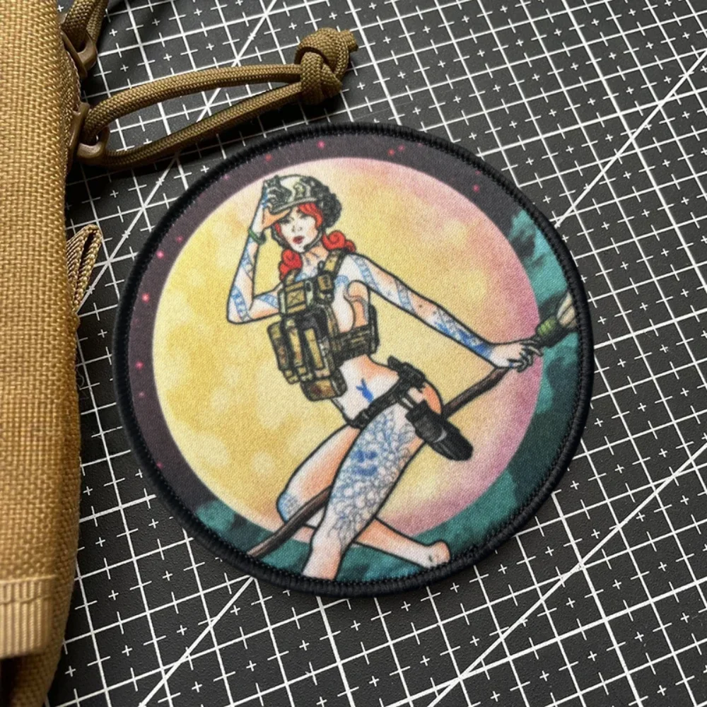 Baba Yaga Parche táctico con gancho y bucle – Insignia para mochila - imagen 3