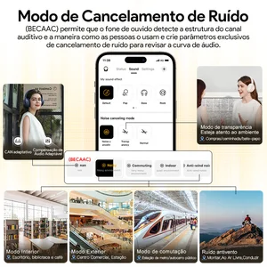 QCY-H3 ANC Harrows Wireless, Bluetooth 5.4, Hi-See Audio, Over Ear Headset, Hybrid Active Noise Cancellation, Heads, 60h, 43db 9 Main Sales Phone QCY - №5