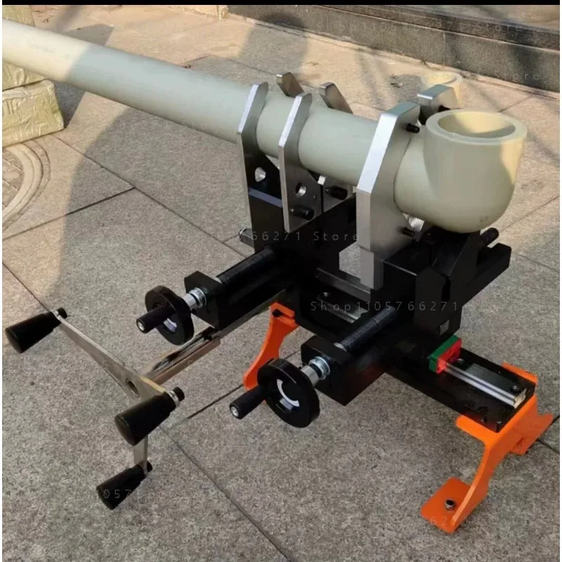 110mm Socket Fusion Welder for PPR PE PVDF Pipes - Portable Manual Butt Welding Machine Kit with JIG Tool 63mm to 110mm