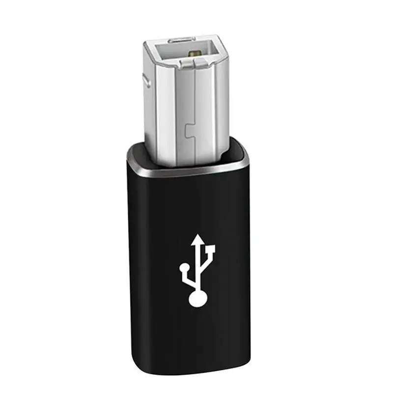USB 타입 C-USB B 어댑터 암-수 커넥터, 스캐너 프린터 데이터 전송 MIDI 변환기, 일렉트릭 피아노 오르간용