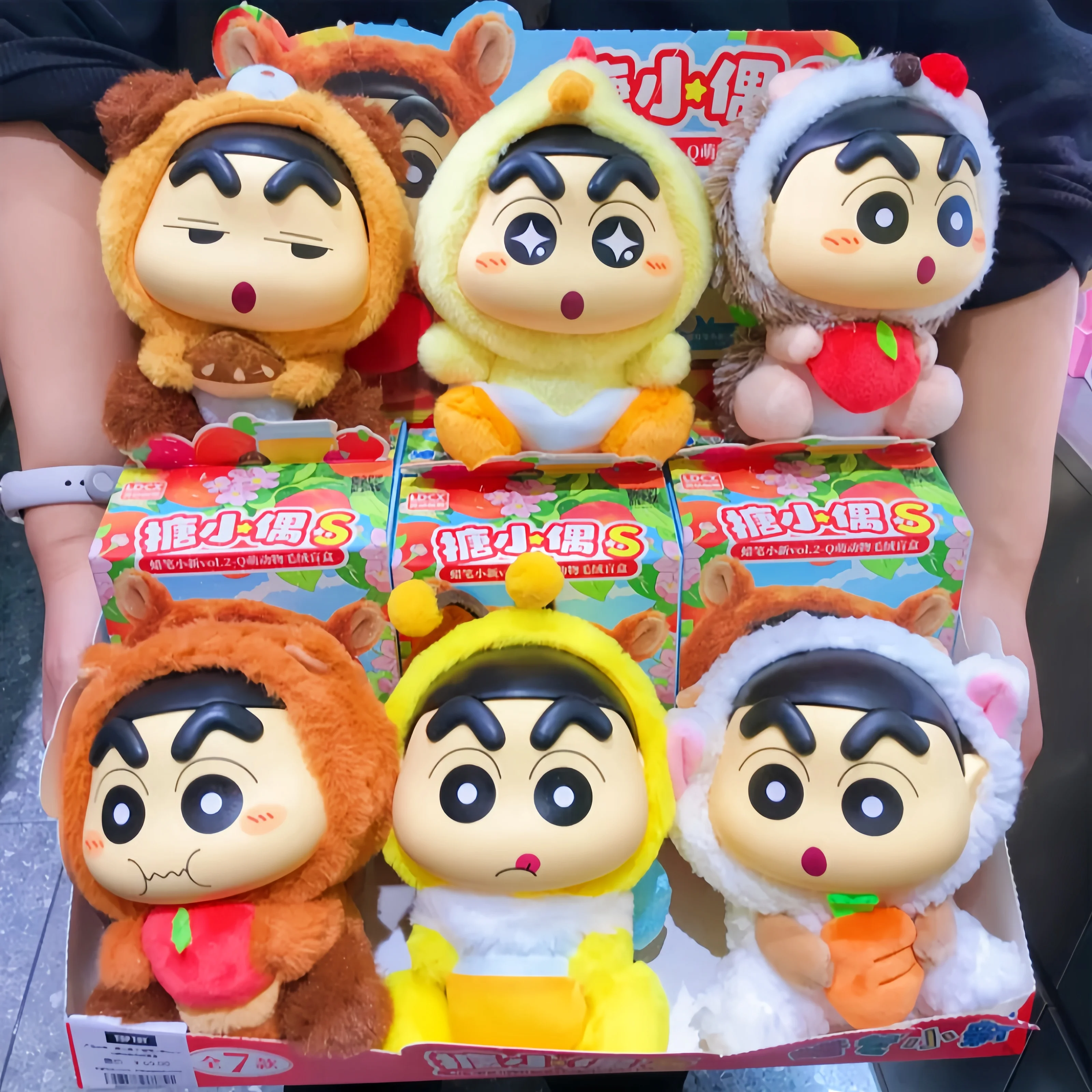 

Карандаш Шин-Чан Q версия, фигурка белки, слепая коробка-милая загадочная настольная отделка, серия животных, виниловая игрушка для лица, подарок