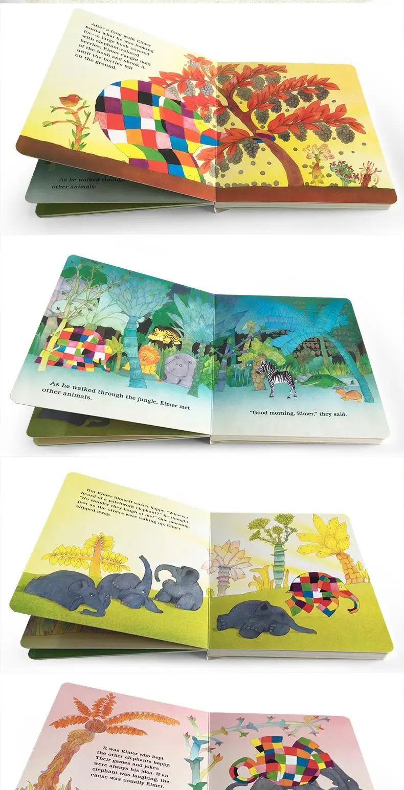 إلمر ، 123 كتب ديفيد ماكي ، كتب أطفال أطفال بعمر 1 2 3 ، دفتر صور إنجليزي ، 9780062324054