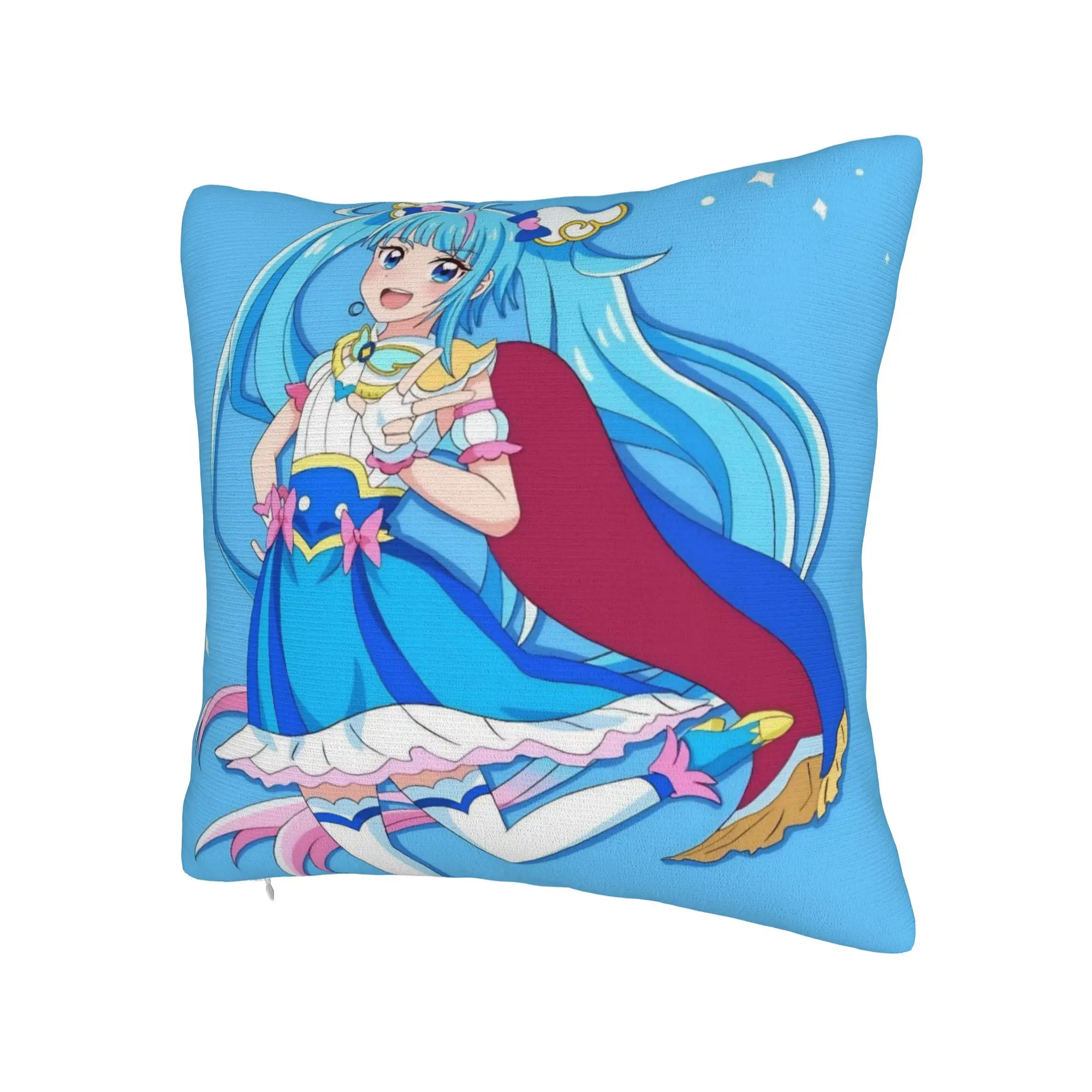 Decorative Pillow Covers Soaring Sky Pretty Cure Merch Home  Pillow Case Cover Zipper Multi-Size