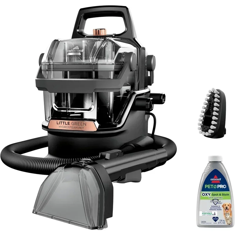 

DD2ABISSELL Little Green HydroSteam Multi-Purpose Portable Carpet and Upholstery Cleaner,Car and Auto Detailer,3618,Black and Co