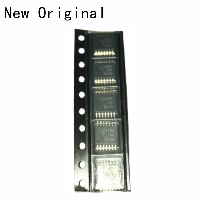 SN74LVC125APWR TSSOP14 New and Original QUADRUPLE BUS BUFFER GATE WITH 3-STATE OUTPUTS marking code LC125A