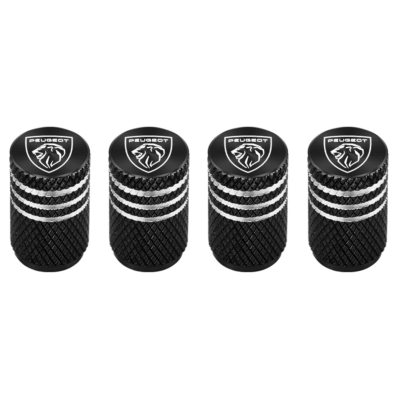 4 قطعة/المجموعة سيارة عجلة الاطارات صمام قبعات غطاء الجذع المعدني لبيجو 206 307 308 3008 207 208 407 508 2008 5008 اكسسوارات السيارات #3