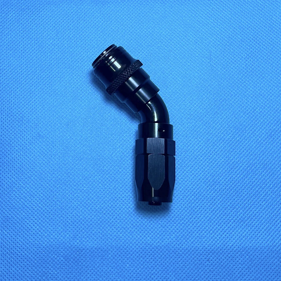 45Degree AN6 AN-6 Quick Release full Flow Swivel Hose end Adapter fitting