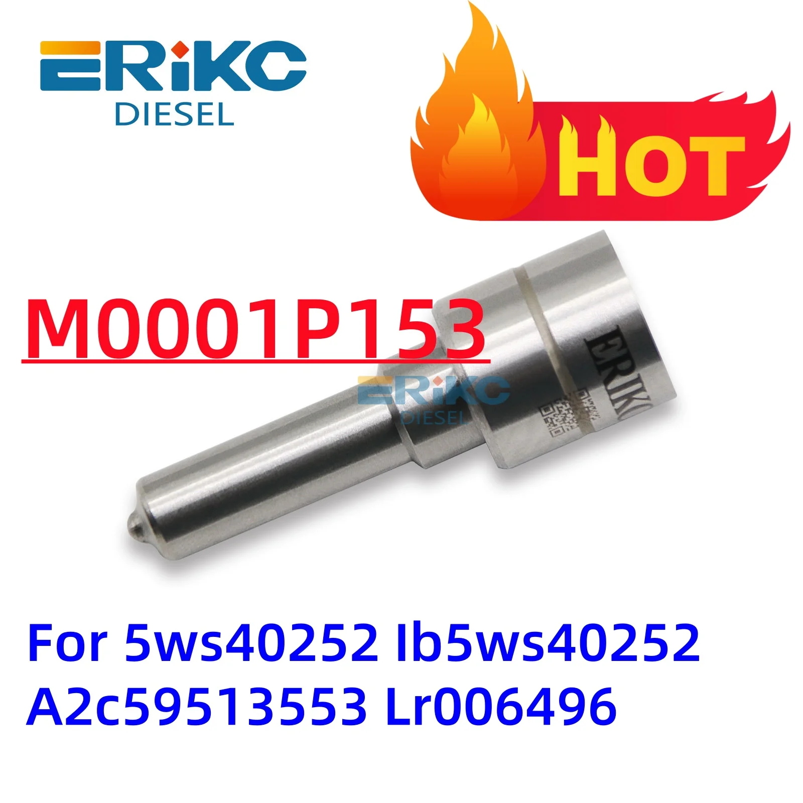 Erikc M0001p153 Siemens Piezo Nozzle M0001p153 Sprayer Fuel Injector Nozzle Cr for 5ws40252 Ib5ws40252 A2c59513553 Lr006496