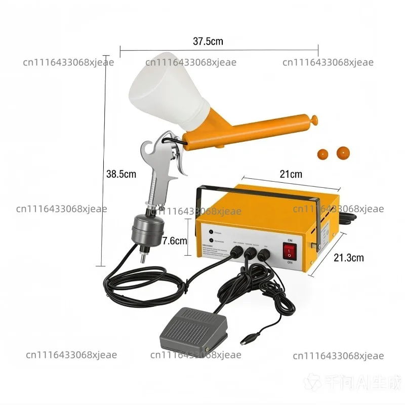Useful 110V/220V Electrostatic Powder Coating Portable Adjustable Powder Coating System Mechanical Coater