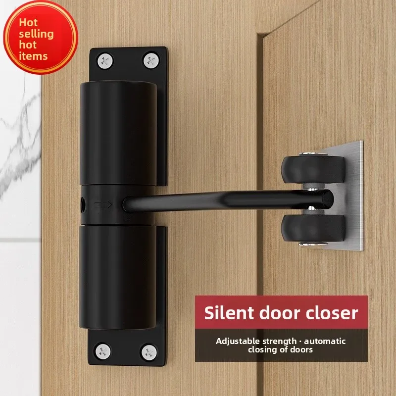 

Simple door closer Household buffer door spring hinge silent closure