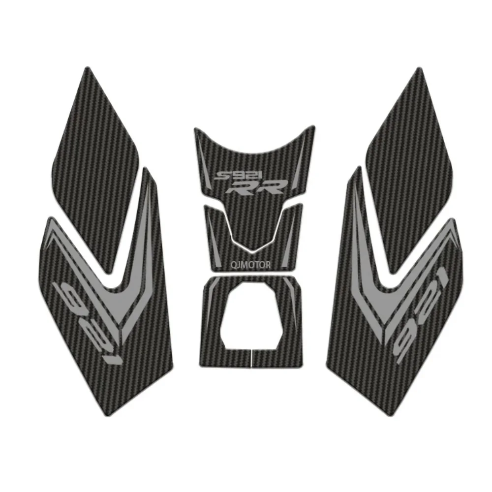 Anti-slip Fuel Tank Pad / Fishbone Protector for 2024–2026 QJMOTOR SRK921RR – Scratch-resistant Modification Accessory