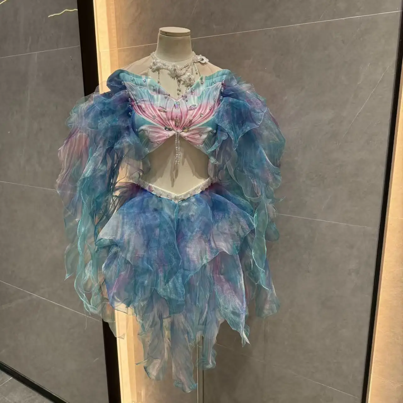 

Mermaid Water Dance Skirt Princess Dress Aquarium Underwater Diving Beach Photoshoot Swimsuit