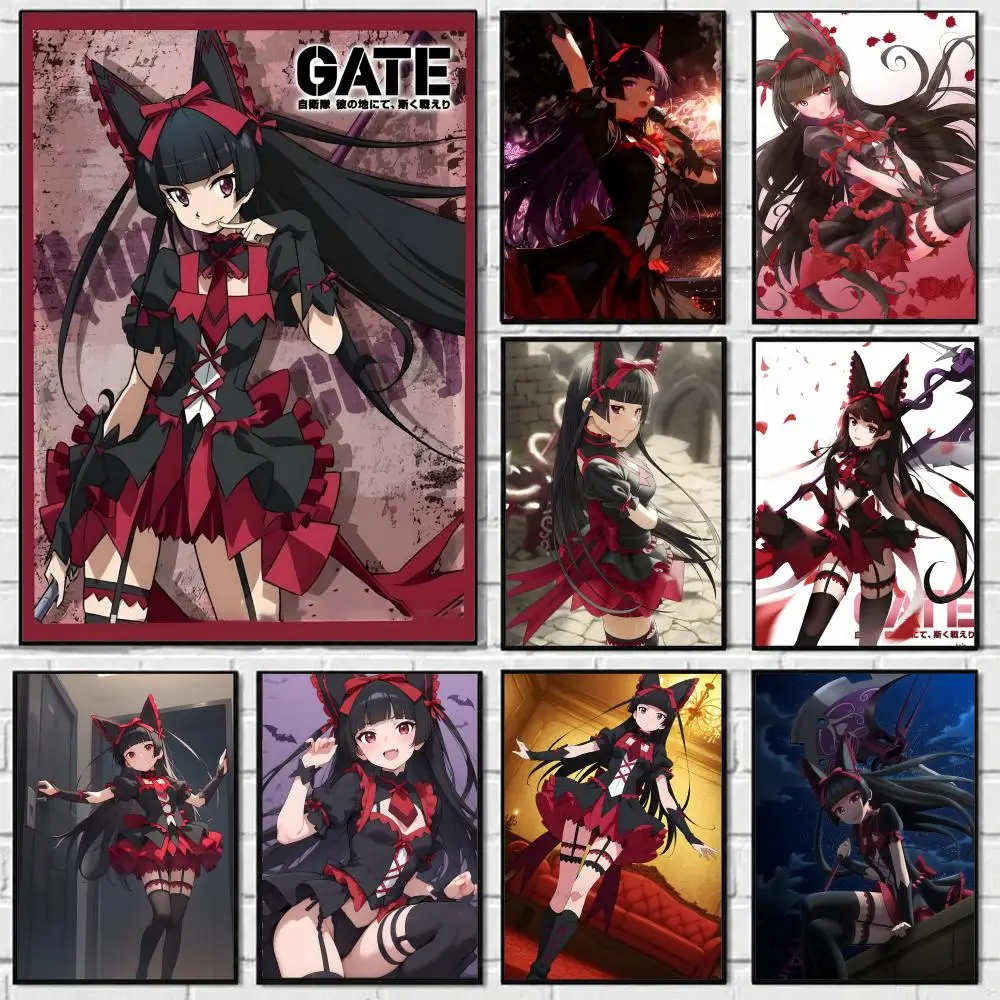 Rory Mercury Metal Plaque Poster Self-adhesive Art Waterproof Paper Sticker Coffee House Bar Room Wall Decor