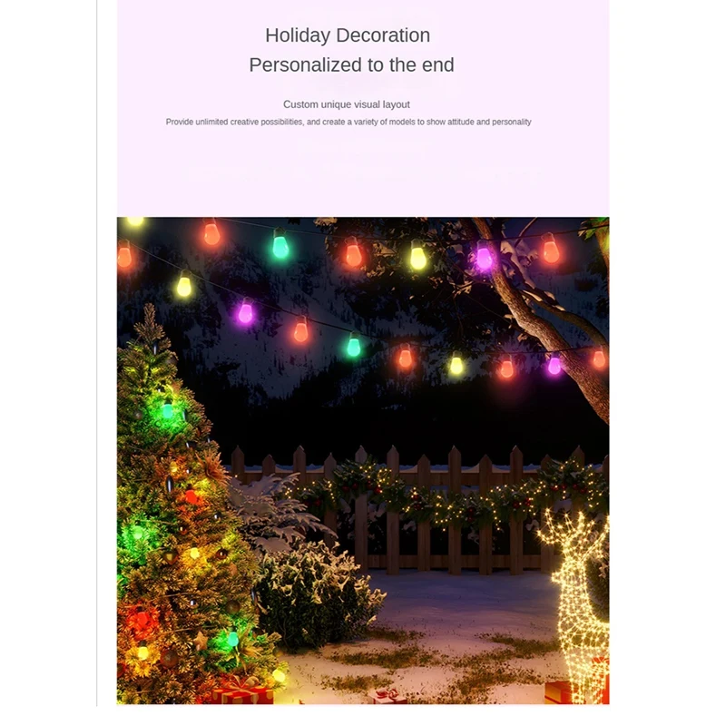 Light String Indoor Bedroom Light String 7 Meters 20 Lights+2M Extended LED Suitable For Hanging Light String