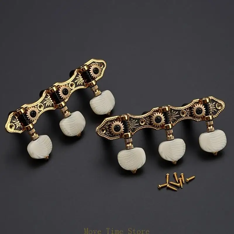 

92ME Guitar Knobs Keys for Acoustic Electric Guitar 3L 3R Guitar String Tuning Pegs