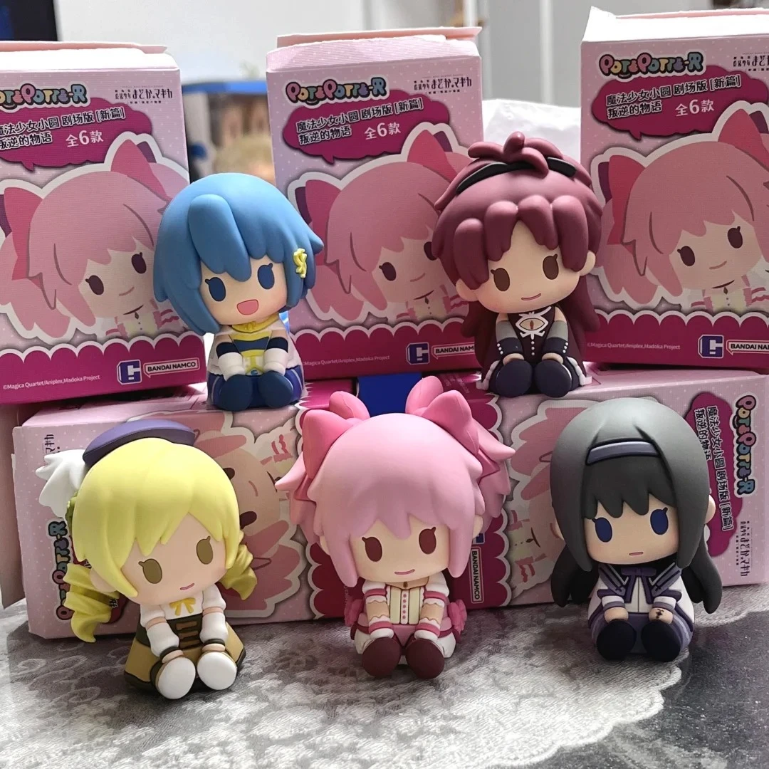 

Puella Magi Madoka Magica POTEPOTTE-R Blind Box Action Figure Mystery Box Cute Collection Model Toy Desktop Decor Surprise Gift