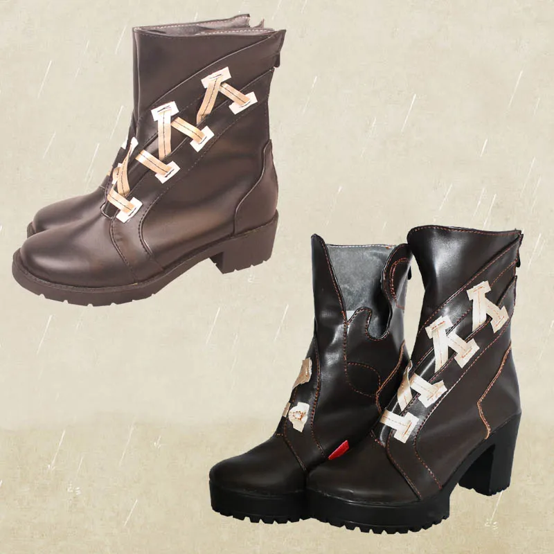 

Arknights Shu Cosplay Shoes Boots Game Anime Halloween Carnival Fiesta
