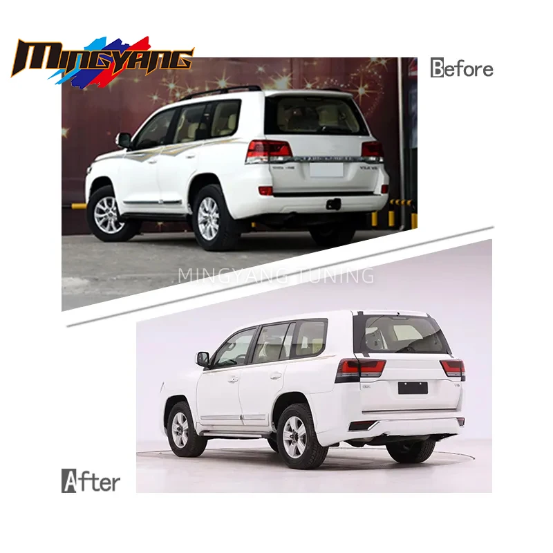 밍양 튜닝 자동차 범퍼 페이스리프트 LC200 바디킷을 LC300으로 개조, 랜드크루저 200 2008-2019 업그레이드 LC300 2022 1:1 B