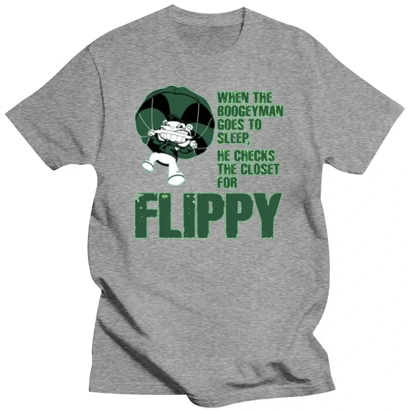 تي شيرت ماركة تي شيرت للرجال Evil Flippy The Happy Friends سلسلة الرسوم المتحركة الرسوم المتحركة جرافيك ملابس الرجال ملابس أنيمي harajuku #3