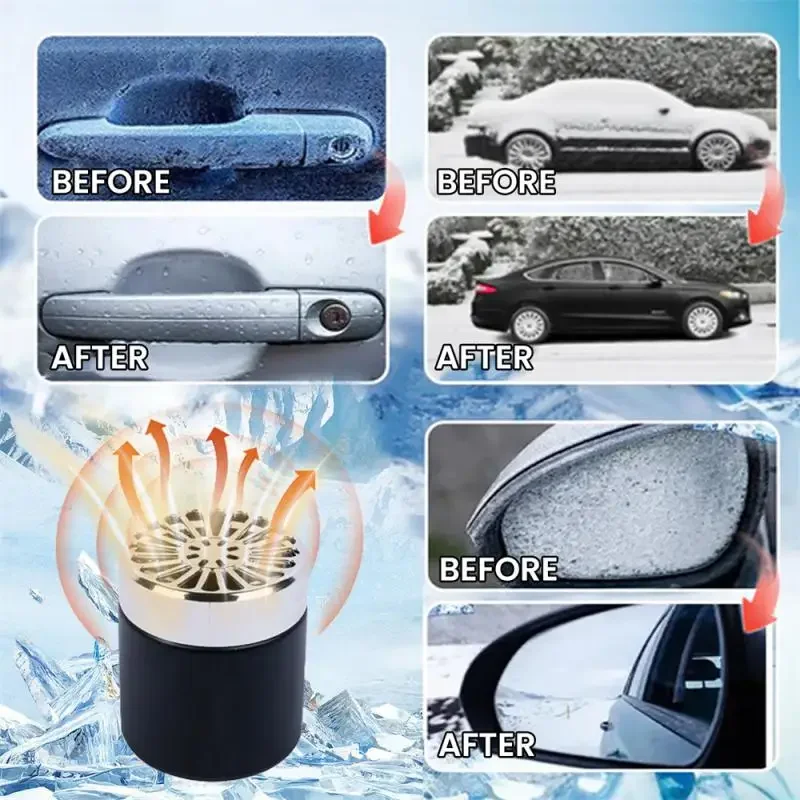 Auto Snow Remover Car Windshield Snow Melting And Defogging Tool Fast And Convenient De-icing Heater