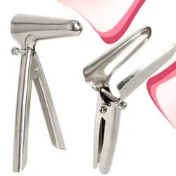 Medical Stainless Steel Genitals Anal Dilator Vaginal Speculum Mirror Buttplug Anus Trainer SM Anal Sex Insert Product For Women