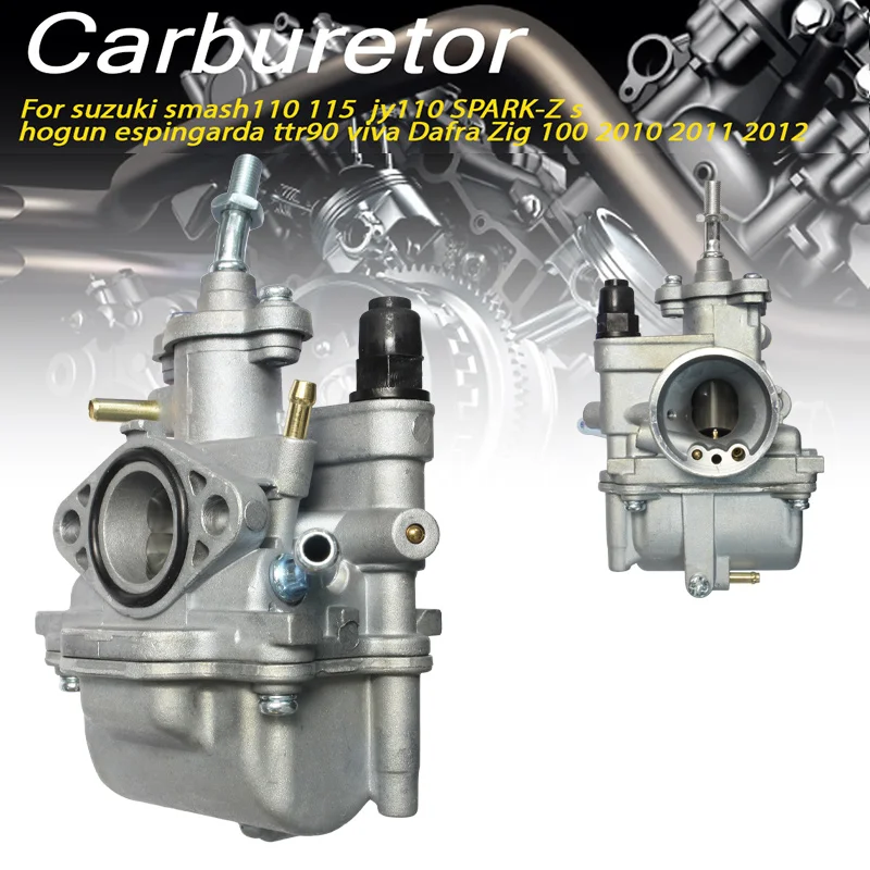 Carburador 4 Tempos para Smash110 115 JY110 SPARK-Z Shogun Espingarda TTR90 Viva Dafra Zig100 2010-2012