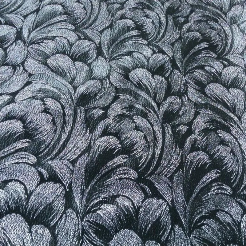 Wave-textured gold thread jacquard fabric woven for dresses shorts and handbags dyed clothing