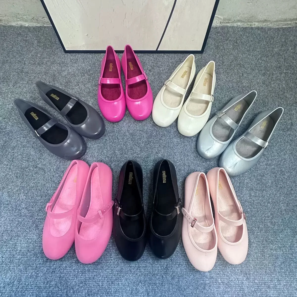 

Мини-балетки Melissa, мягкие балетки с тремя разделенными подошвами, женские балетки для девочек, танцевальные туфли, балетки из эластичной ткани, сетчатые балетки
