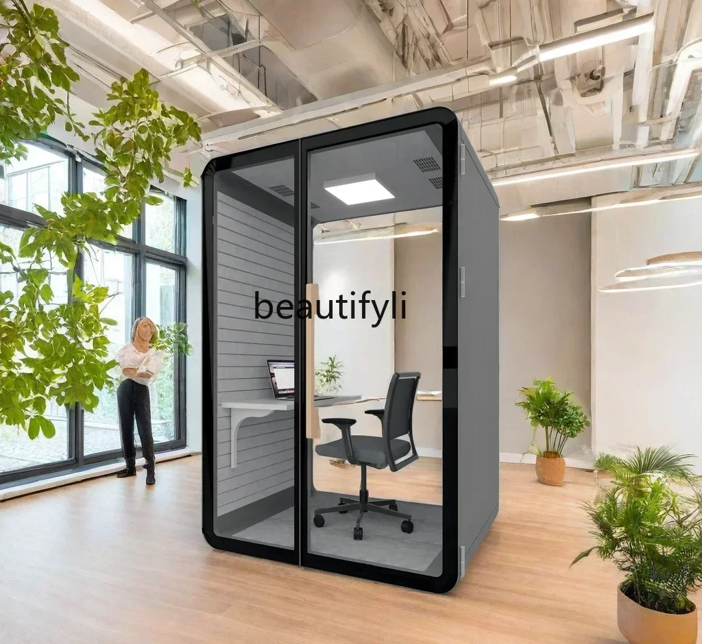 Environmentally friendly soundproof room conference room mobile soundproof cabin interview chat soundproof room
