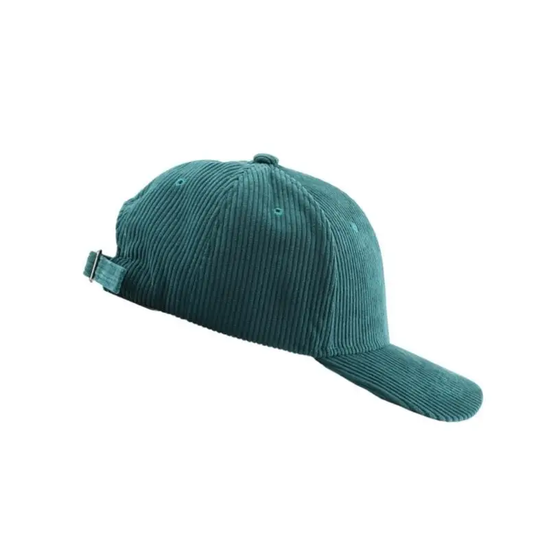 

652F Adjustable Warm Corduroy Baseball Caps For Women And Men Color Hiphop Hat Adjustable Outdoor Sport Snapbacks Hat