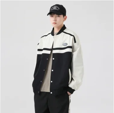 

MAIDANGDI 2024 Spring and Autumn New Handsome Casual Jacket Men Korean Edition Trendy Baseball Jacket Autumn Coat Men