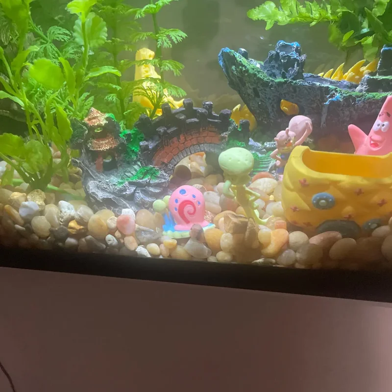 Aquarium Fish Tank Decorations Landscape Fish Tank Artificial Bridge Vintage Resin Design Aquarium Accessories Home Decorations