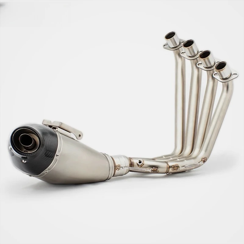 Forsound for Cb650r Low Mount Full-System Exhaust 2021-2025 Stainless Steel Tip 4-Into-2 Header Removable DB Killer ODM