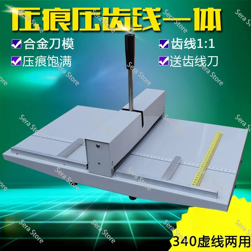 Indentation Machine 480 Manual A3 + 46cm Crease Machine Photo Book Album Greeting Card Cover Folding Press