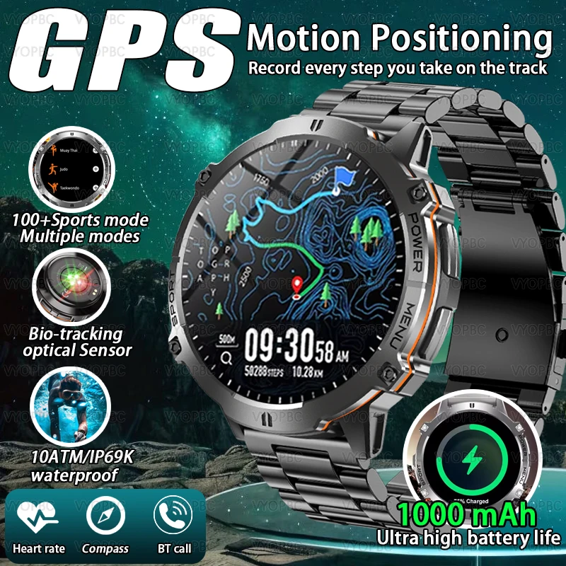 

Новинка для оригинального HUAWEI Premium Встроенные GPS Смарт-часы Ultra HD AMOLED Дисплей GPS BT Вызов 10 АТМ Водонепроницаемый Смарт-браслет 202