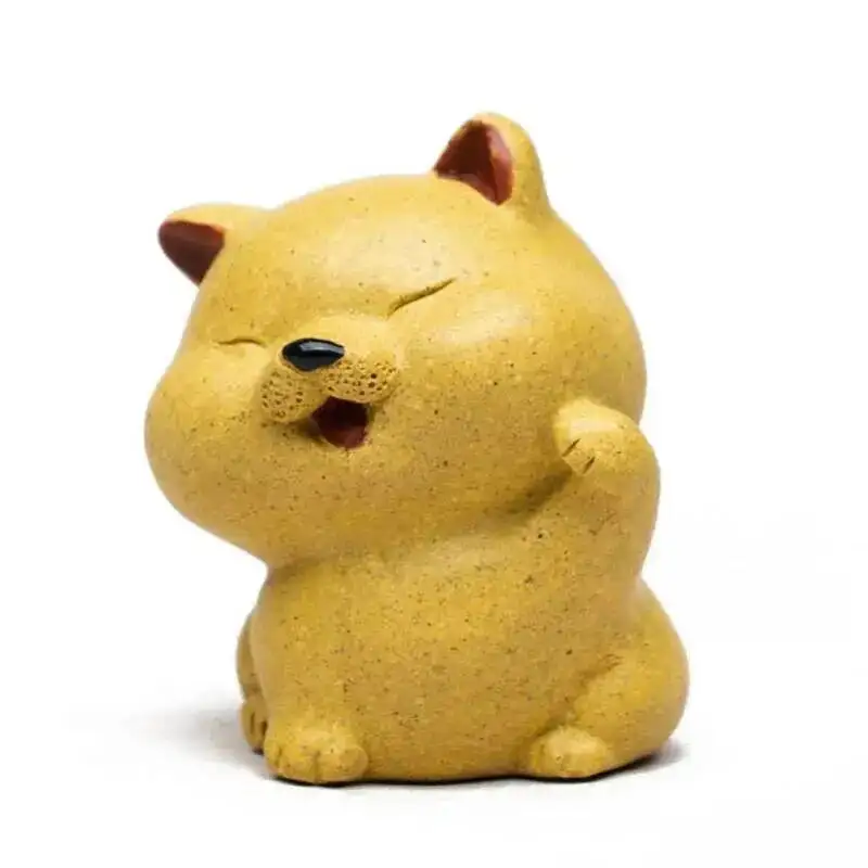 Ceramic Dog Tea Pet Figurine Duan Mud Wealth-enhancing Tea Play Tea Ceremony