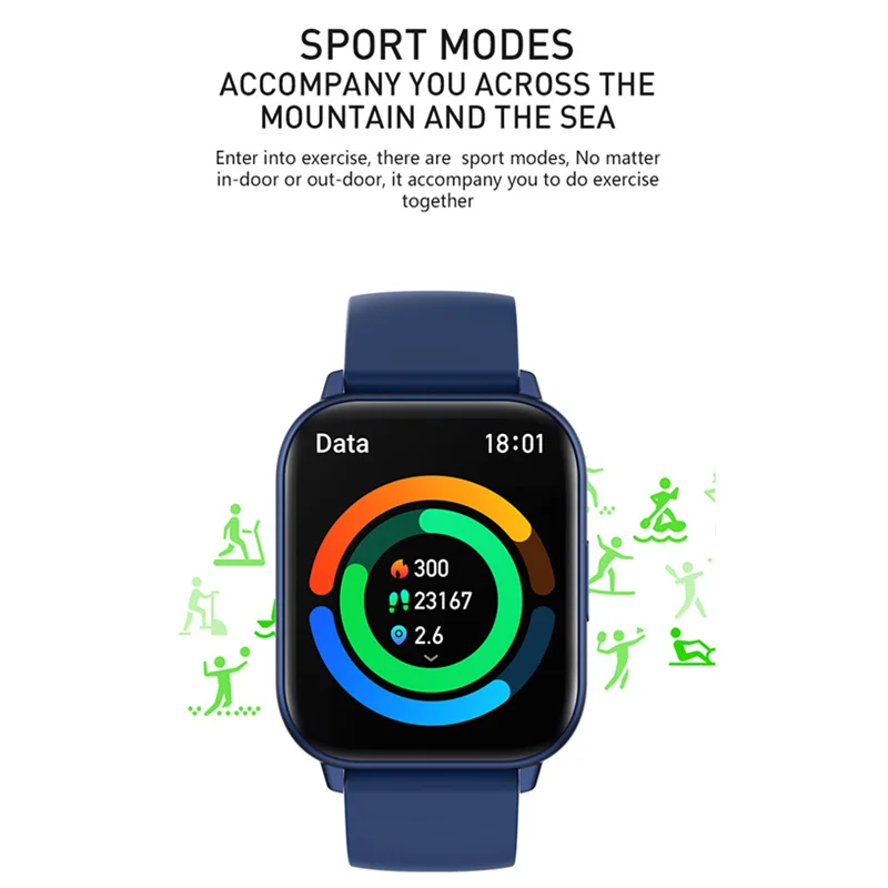 Смарт-часы Ivanony для женщин, водонепроницаемые, IP67, Bluetooth