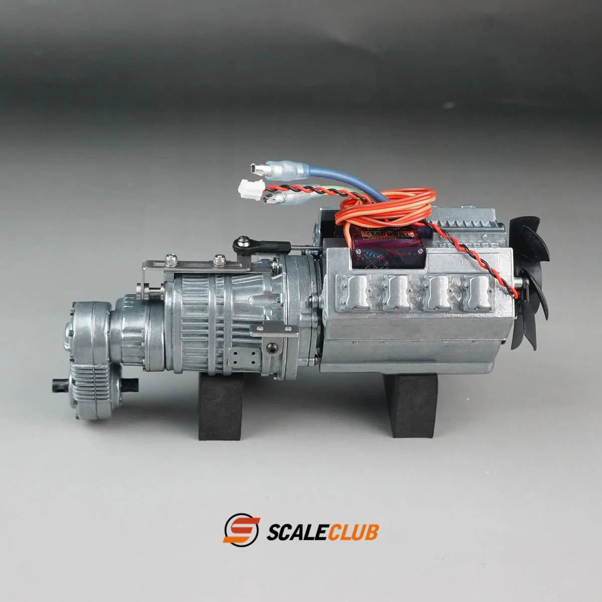 SCALECLUB 1/14 RC 3-speed Gearbox 27T And 35T Motor For Tamiya 1 14 Radio Control Tractor Truck RC Truck Parts Accessories