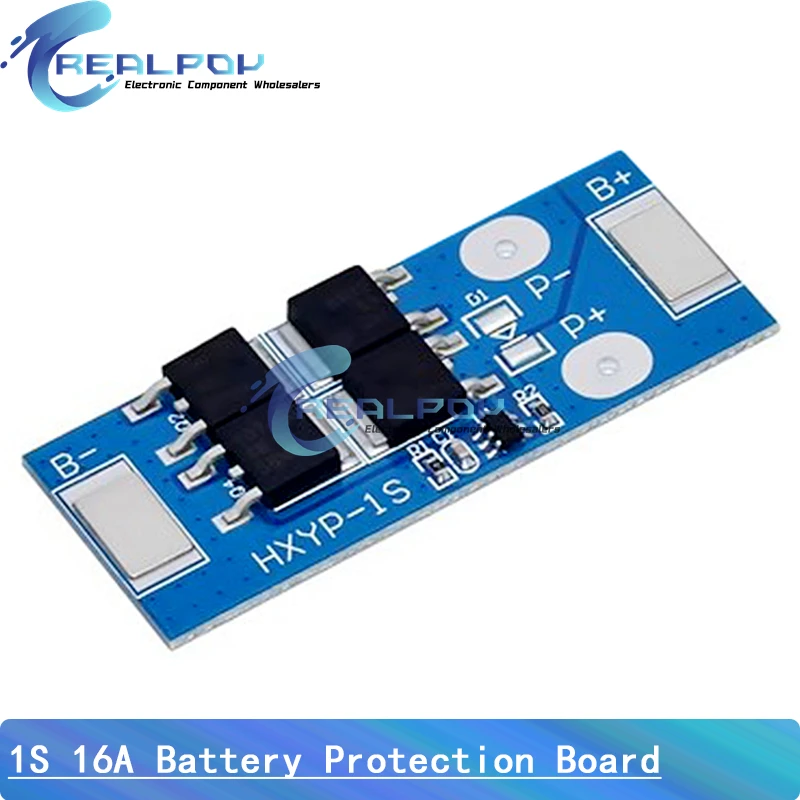 BMS 1S 12A 16A 24A 3.7V LiFePO4 Lithium Battery Protection Board 18650 4.2V Charging Voltage/Short Circuit/Overcharge Prevention