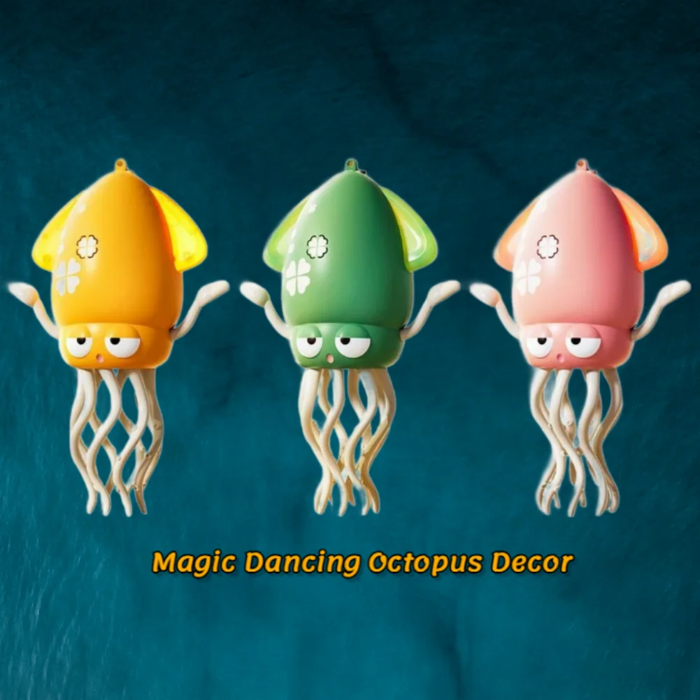 

1PC Kawaii Decompression Toy Decor Demonic Dance Octopus Toy Home Decor Fishing Puzzle 3 To 6 Years Old Child Birthday Gift
