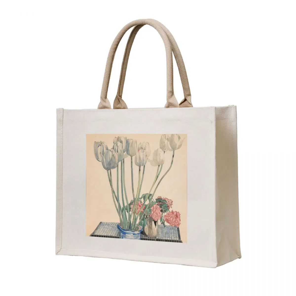 

Charles Rennie Mackintosh, Tulips Tote Bag sac pour femme canvas tote shopping bags foldable
