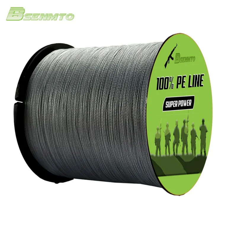 BSENMTO SuperPower 1000 4 Strand 18LB-80LB PE Braided Fishing Line Multifilament Carp Fishing line Rope Cord